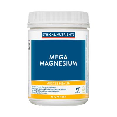 Ethical Nutrients Mega Magnesium Powder Citrus 450