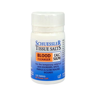 Schuessler Tissue Salts Calc Sulph Blood Cleanser Tablets
