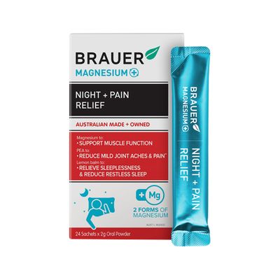 Brauer Magnesium plus Night plus Pain Relief Sachets