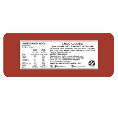 Fibre Boost Protein Bar | Choc Almond Nutritional Information