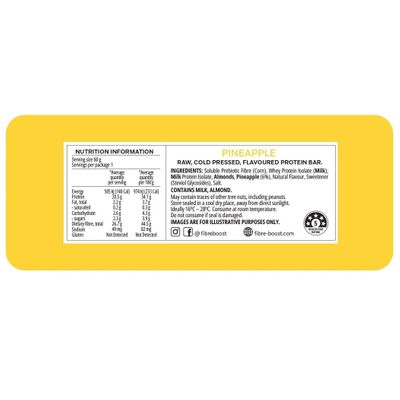 Fibre Boost Protein Bar | Pineapple Nutritional Information