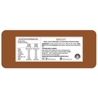 Fibre Boost Protein Bar | Biscuit Nutritional Information