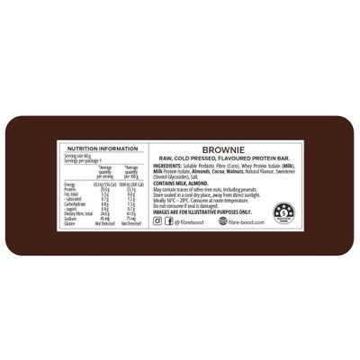 Fibre Boost Protein Bar | Brownie Nutritional Information