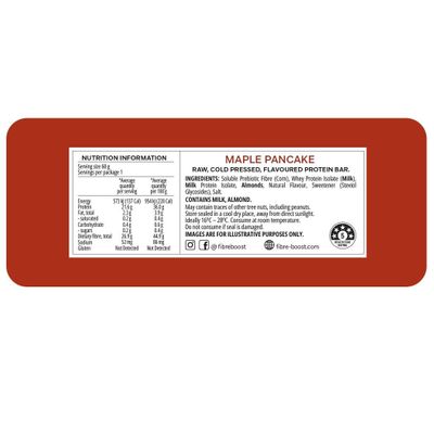 Fibre Boost Protein Bar | Maple Pancake Nutritional Information