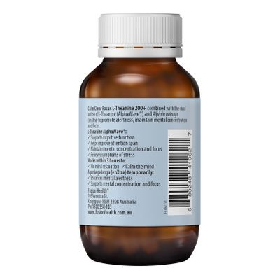 Fusion Calm Clear Focus L-Theanine 200+ Directions