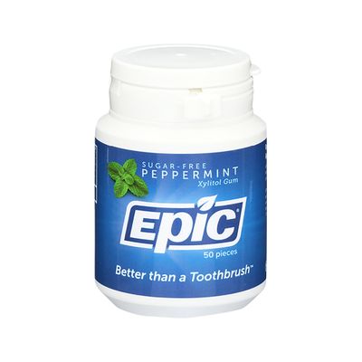 Epic Xylitol Dental Gum Peppermint 50pc Tub