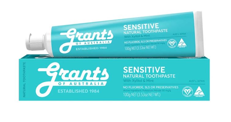 Grants Toothpaste Sensitive with Mint 100g