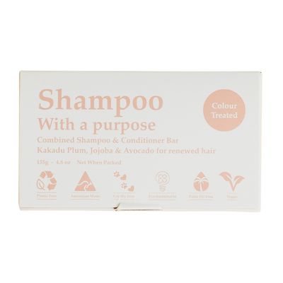 Clover Fields Shampoo w a Purpose Bar Col Treat 135g
