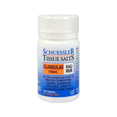 Schuessler Tissue Salts Kali Mur Glandular Tonic Tablets