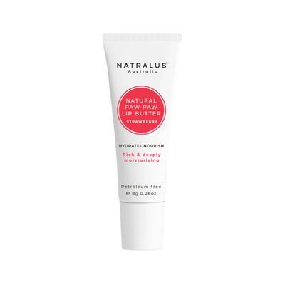 Natralus Natural Paw Paw Lip Butter Strawberry 8g