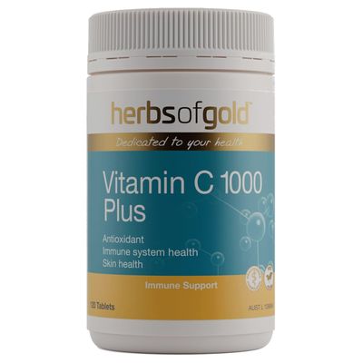 Herbs of Gold Vitamin C 1000 Plus Zinc & Bioflavonoids