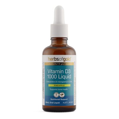 Herbs of Gold Vitamin D3 1000 Liquid