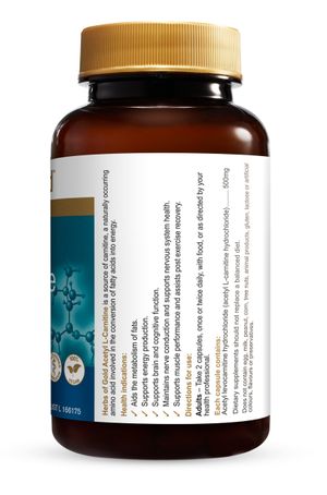 Herbs of Gold Acetyl L-Carnitine ingredients