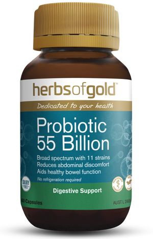 Herbs of Gold Probiotic 55 Billion | Fridge-Free Probiotic
