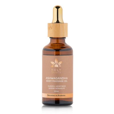 Holy Sanity Ashwagandha Body Massage Oil