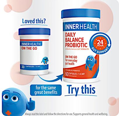 Ethical Nutrients Inner Health On The Go 120 capsules