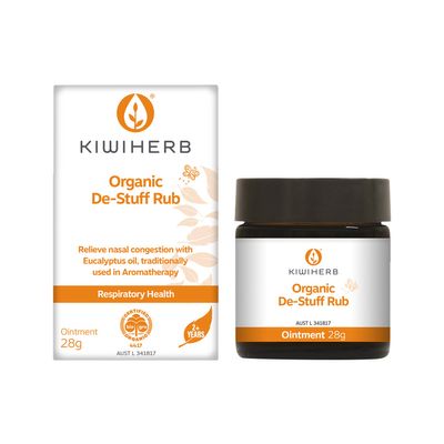 KiwiHerb Organic De-Stuff Rub