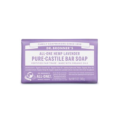 Dr. Bronner's Pure-Castile Bar Soap Lavender 140g