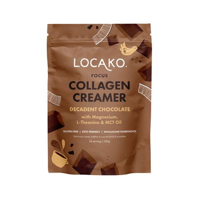 Locako Collagen Creamer | Decadent Chocolate 240g