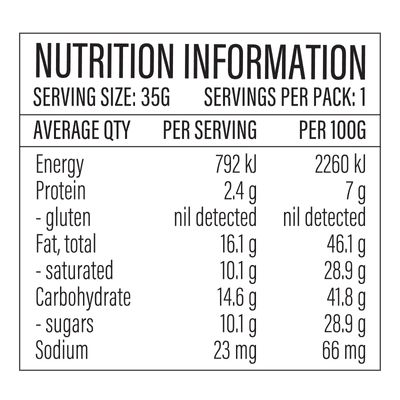 LOCO LOVE Black Cherry Raspberry Nutritional Information