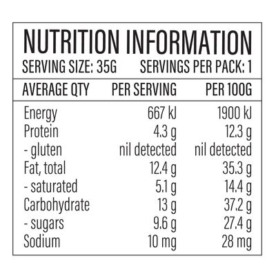 LOCO LOVE Peanut Butter Caramel Nutritional Information