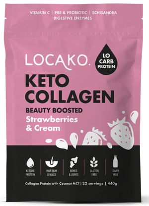 Locako Keto Collagen Beauty Boosted | Strawberries and Cream
