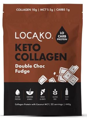 Locako Keto Collagen Protein | Double Choc Fudge