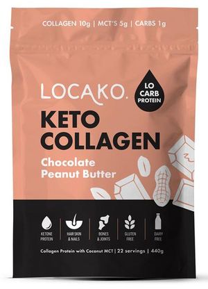 Locako Keto Collagen Protein | Chocolate Peanut Butter