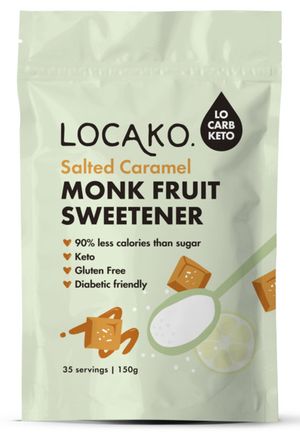Locako Keto Monk Fruit Sweetener | Salted Caramel