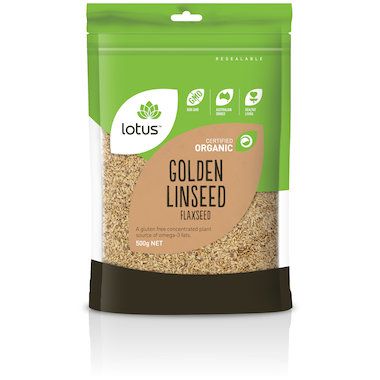 Lotus Linseed (Flaxseed) Golden Organic 500g