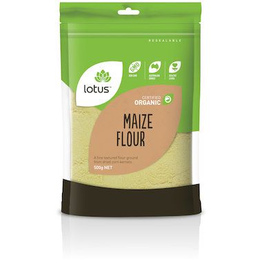 Lotus Flour - Maize Flour Organic 500g