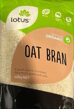 Lotus Oatbran 400g actual product