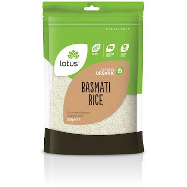 Lotus Rice Basmati Organic 500g