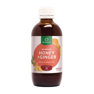 LifeStream Warming Honey and Ginger Syrup 200ml