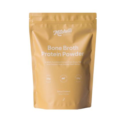 Mitchells Bone Broth Protein Powder | Salted Caramel