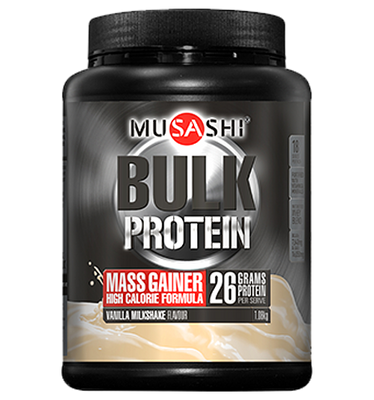 Musashi BULK Mass Gain Protein Powder - Vanilla