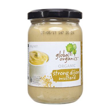 Global Organics Mustard Strong Dijon Organic 200g	