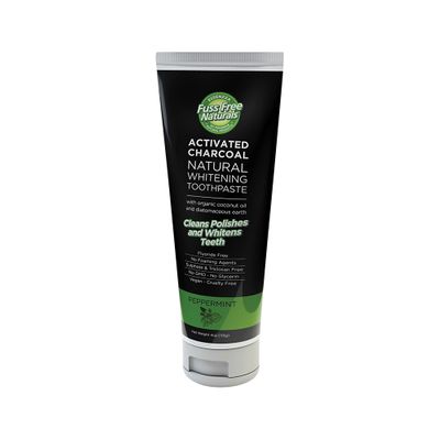 Essenzza FF Activated Charcoal Toothpaste Peppermint 113g