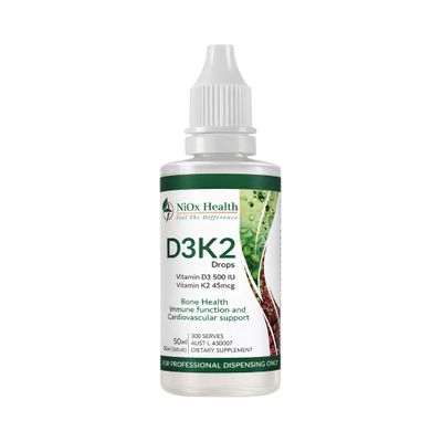 Niox Health Vitamin D3 K2 Drops