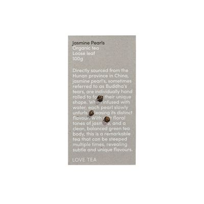 Love Tea Organic Jasmine Pearls 100g