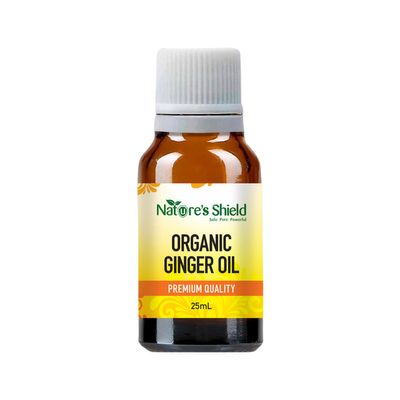 Nature's Shield Organic Edible Ginger Oil 25ml