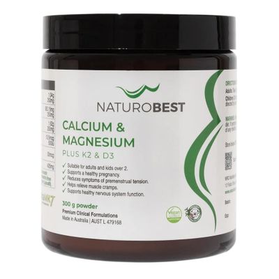 NaturoBest Calcium & Magnesium Plus K2 & D3 150g