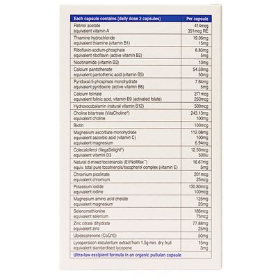 NaturoBest PreConception Multi for Men Ingredients