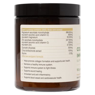 NaturoElite Collagen & Immune Support Ingredients