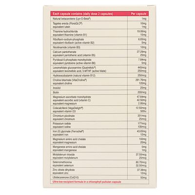 NaturoBest Preconception Multi for Women Ingredients