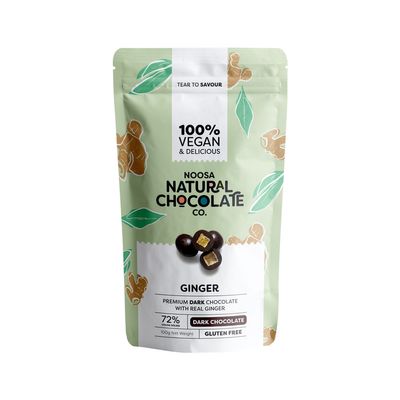 Noosa Natural Ginger in Dark Chocolate 100g
