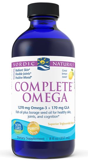 Nordic Naturals Complete Omega Liquid | Omega 3 + GLA