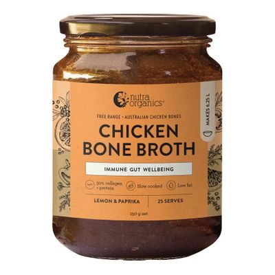Nutra Organics Chicken Bone Broth Concentrate - Lemon & Paprika