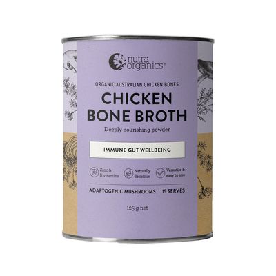 Nutra Organics Chicken Bone Broth - Adaptogenic Mushrooms