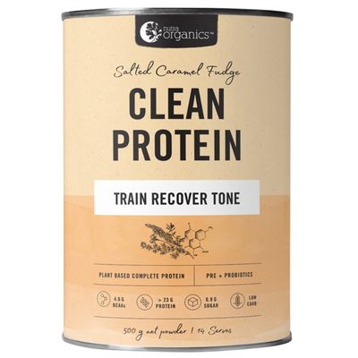 Nutra Organics Clean Protein | Salted Caramel Fudge 500g